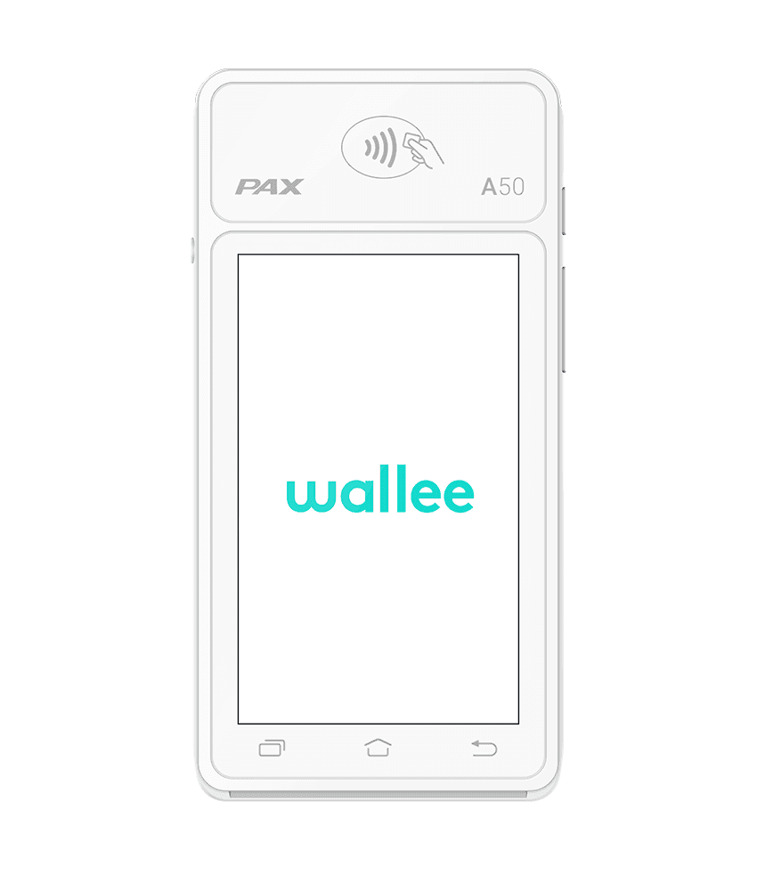 PAX A50S wallee — Front view